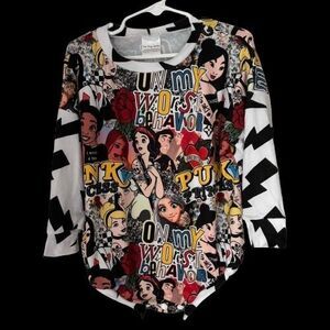 Tiny Stitches Handmade Boutique Child's Punk Tattoo Princess One Piece Bodysuit